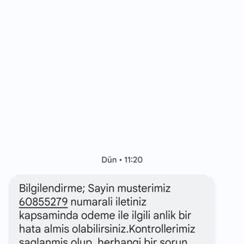 Migros Sürekli Bir Hata Oluştu Uyarısı Alıyorum