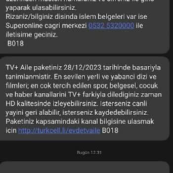 Turkcell Superonline TV+ Ücretsiz Diye Taahhütlü Paket Satıldı