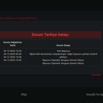 Gençlik ve Spor Bakanlığı Öğrenci 10GB İnternet Destek Paketinin 1 Aydır Onaylanamaması.
