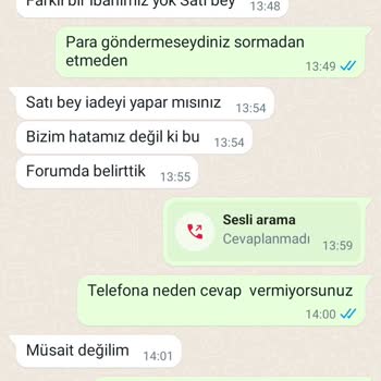 İnci Paketleme Haberim Olmadan Para Gönderiyor Şikayet Ediyorum