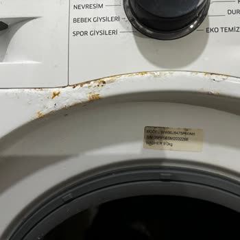 Samsung Çamaşır Makinesi 4 Yılda Çürüdü