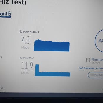 Atlantisnet İnternet 100 MB Hız Aldım Ancak 0,8 MB -19 MB Çalışıyor