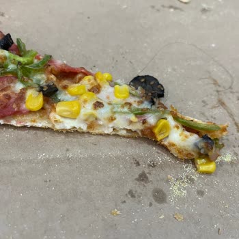 Domino's Pizza Pizza İçinden Çıkan Uzun Saç Teli