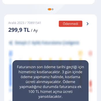 Kullanılmayan İnternete Fatura Ödeme:turknet