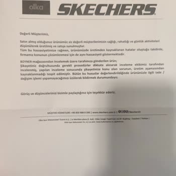 Skechers Ve Boyner Sattığı Ürüne Sahip Çıkmıyor