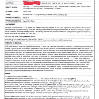 Sultanbeyli Evkur Emsan Düdüklü Tencere Mağduriyeti