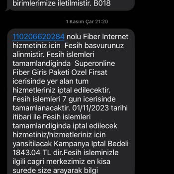 Superonline Haksız Cayma Bedeli