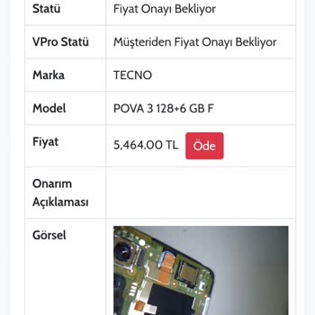 Ouno Service Tecno Pova 3 Şikayet