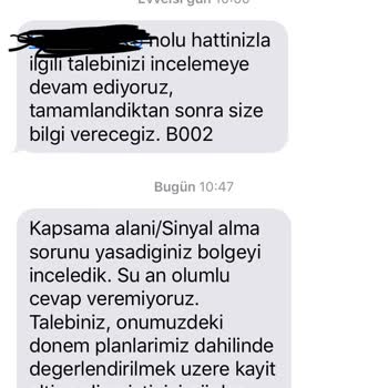 Turkcell Mobil İnternet Çekim Ve Sinyal Sorunu