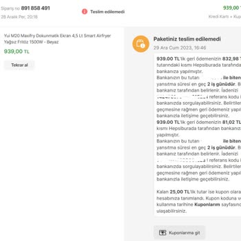 Hepsiburada Sipariş İptali Ve Fahiş Fiyat Artışı