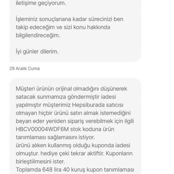 Hepsiburada Sahte Ürün Sattırıyor!