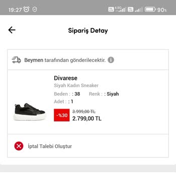 Beymen Satın Aldığım Ürün 2 Haftayı Geçmesine Rağmen Henüz Kargo Yapılmadı!