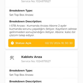 Kablo TV Kumanda Arızası Ve İlgisiz Hizmet Sorunu