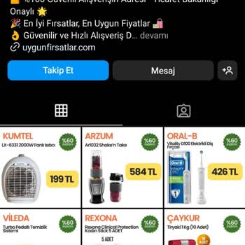 Uygun Fırsatlar (instagram: uygunfirsatlarcom) Instagram Alışveriş Mağduriyeti