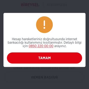 Ziraat Bankası Ziraat Hesap Blokesi