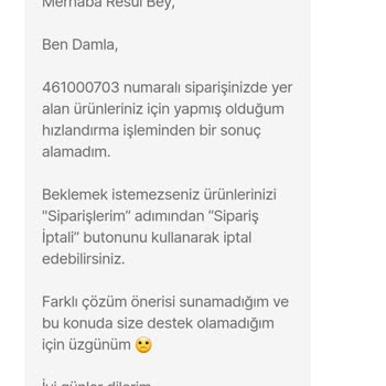Hepsiburada Ürünümü Göndermiyor 1 Ay Oldu Sipariş Vereli