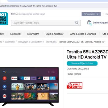 A101'den Aldığım TV Gelmiyor