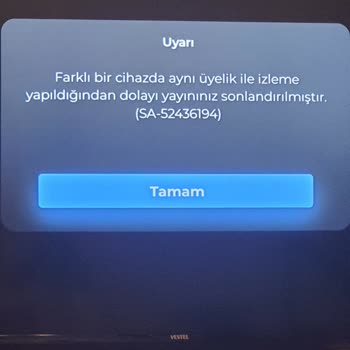 Tod TV Farklı Cihazda İzleme Hatası