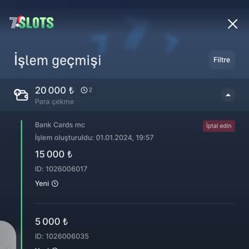 7slots Çekim Sorunu, İşleme Dahi Almıyorlar