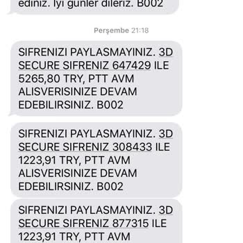PttAVM Kargo Eksikliği Ya Da Fazla Ödeme