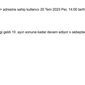 Vodafone Net Cayma Bedeli Faturası