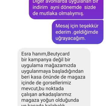 Eskişehir Espark Ve Vega AVM'de Bulunan Avon Mağaza Sahibinin Kabalığı