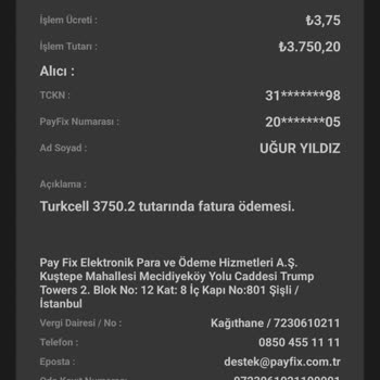 PayFix Param İade Olmadı
