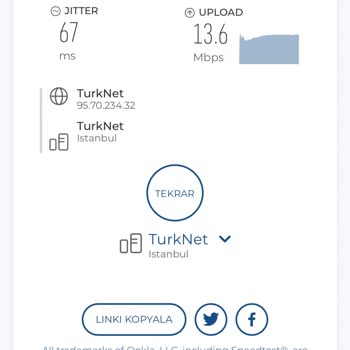 TurkNet İnternet Hızı Çok Düşük