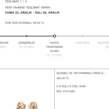 Zara Siparişimde Yaşadığım Sorunlar