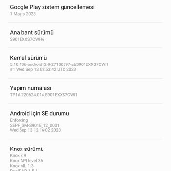 Samsung Telefon Samsun S22 Güncelleme Gelmedi