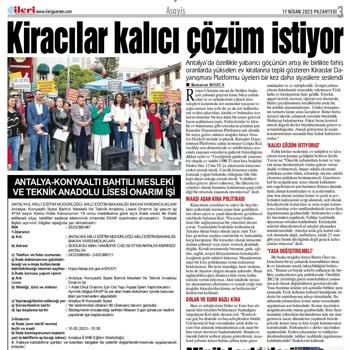 TBMM Fahiş Kiralar İnsani Gereksinim Beslenme Ve Geçim