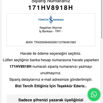 Şehri Moda Butik Siparişim Gelmedi Ve Hiçbir Bilgilendirme Yok.