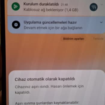Samsung Galaxy A32 Isınma Uyarısı