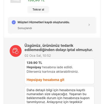 Hepsiburada Pişmanlıktır Mağazalarına Sözü Geçmiyor