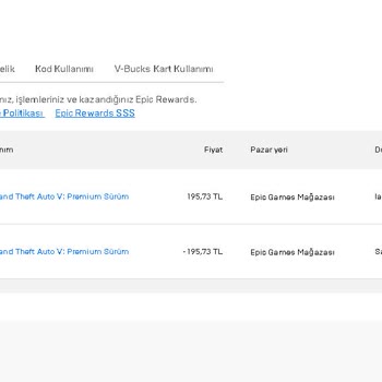 Epic Games İade Parasını Geri Atmıyor