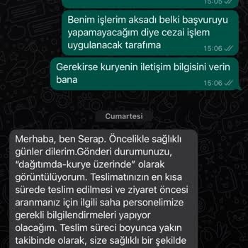 AGT Kurye (aynigunteslim.com) Kurye Şirketi Teslimat Sürecindeki Gecikmeler Ve İletişim Sorunları