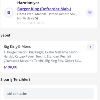 Burger King'de Sipariş Gecikmesi!