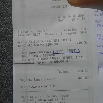 Media Markt'tan Aldığım Tablete Yaptırdığım Kaskonun Karşılanmaması