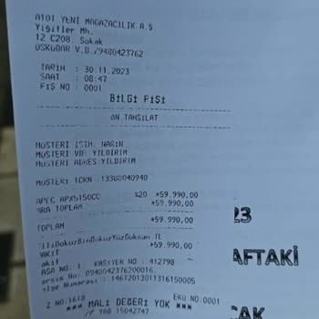 A101den Motor Aldım Voltaya Bildirmediler