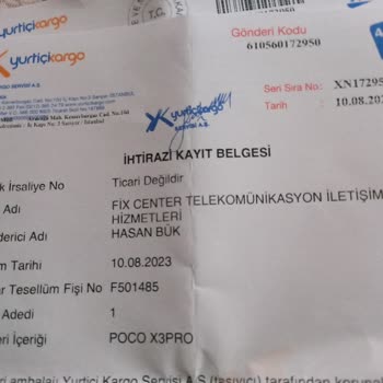 Garanti Bitimi Sonrası Poco X3pro Telefon Skandalı