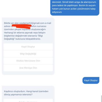 Midyat Güneydoğu Seyahat Biletimin İptalinin Haber Verilmemesi