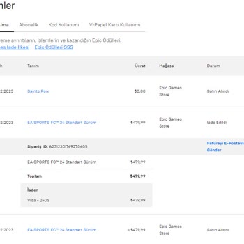 Epic Games Para İadem Yapılmadı, Destek Talebim Yanıtsız Kapatıldı