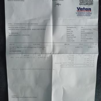 Vatan Bilgisayar'dan Aldığım Televizyon Kırık Çıktı