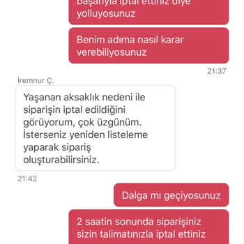 Yemeksepeti Ve Burger King'in Birbirinin Dediklerini Tutmuyor