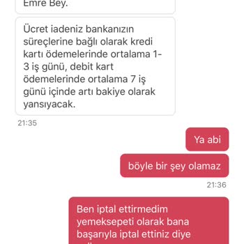 Yemeksepeti Ve Burger King'in Birbirinin Dediklerini Tutmuyor