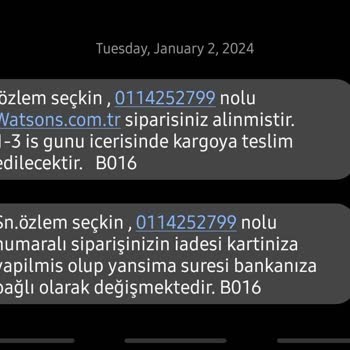 Watsons Kampanya Ürünlerini İptal Ediyor!