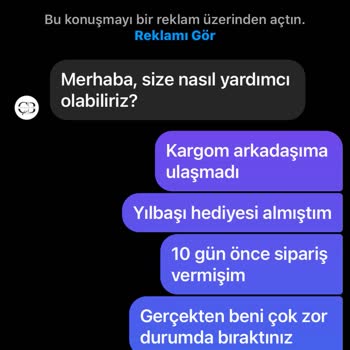 Çisem Elif Boz Yılbaşı Hediyesi Hayal Kırıklığı