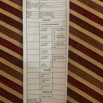 Saloon Burger Yanlış Sipariş Ve İlgisizlik