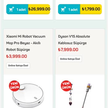 Amazon A101 Dyson Süpürge Almak İstedim