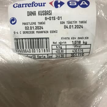 Carrefour SA Ya Bu Şekilde Et Satmak Yakışmadı.